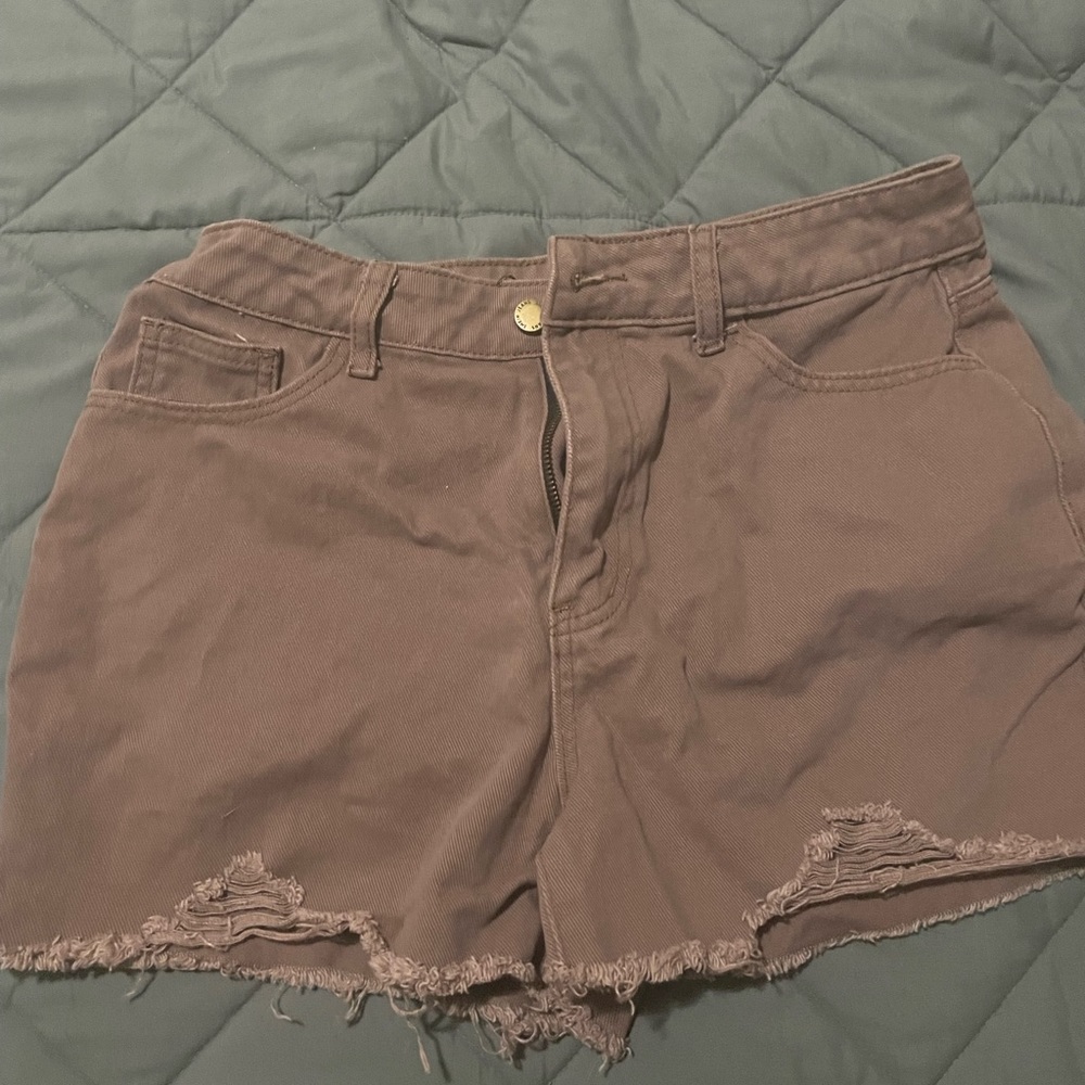 Raw Hem Shorts